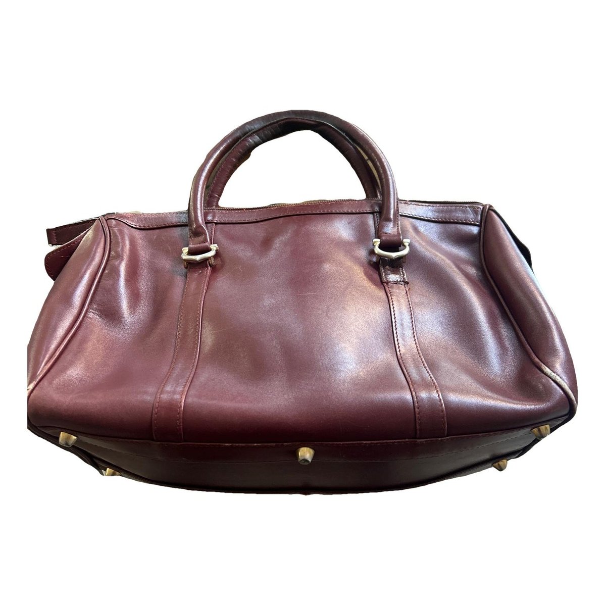 Guirlande leather handbag