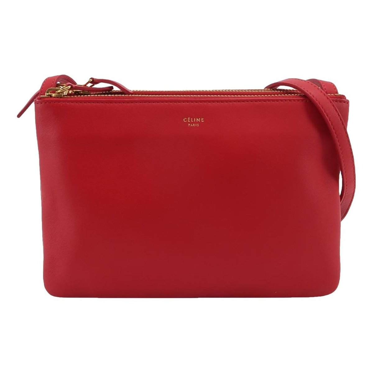 Trio leather crossbody bag