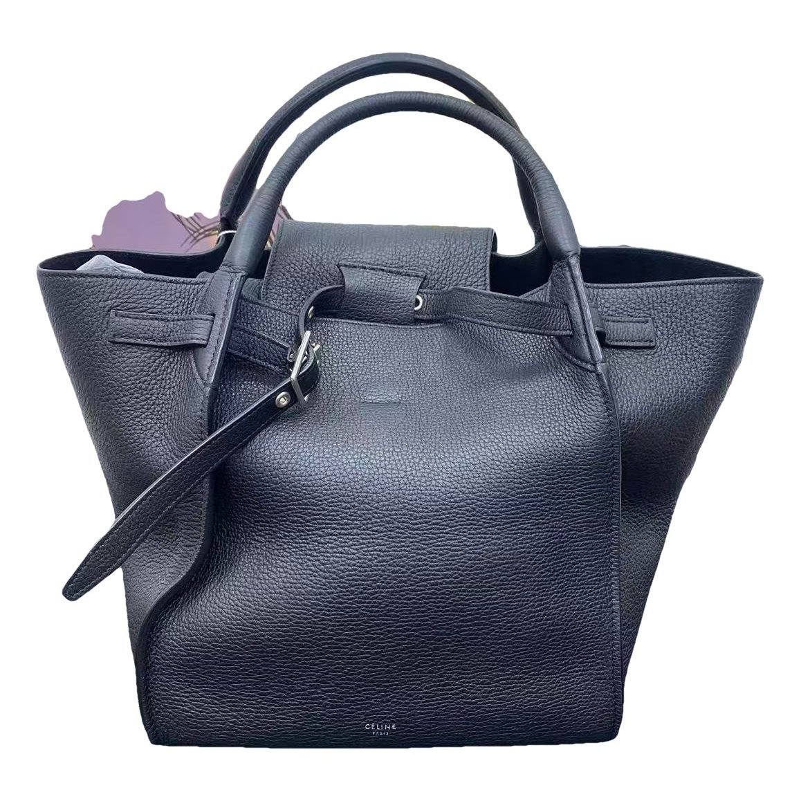 Big Bag leather handbag