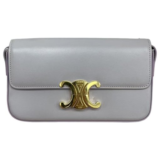 Triomphe Long leather handbag