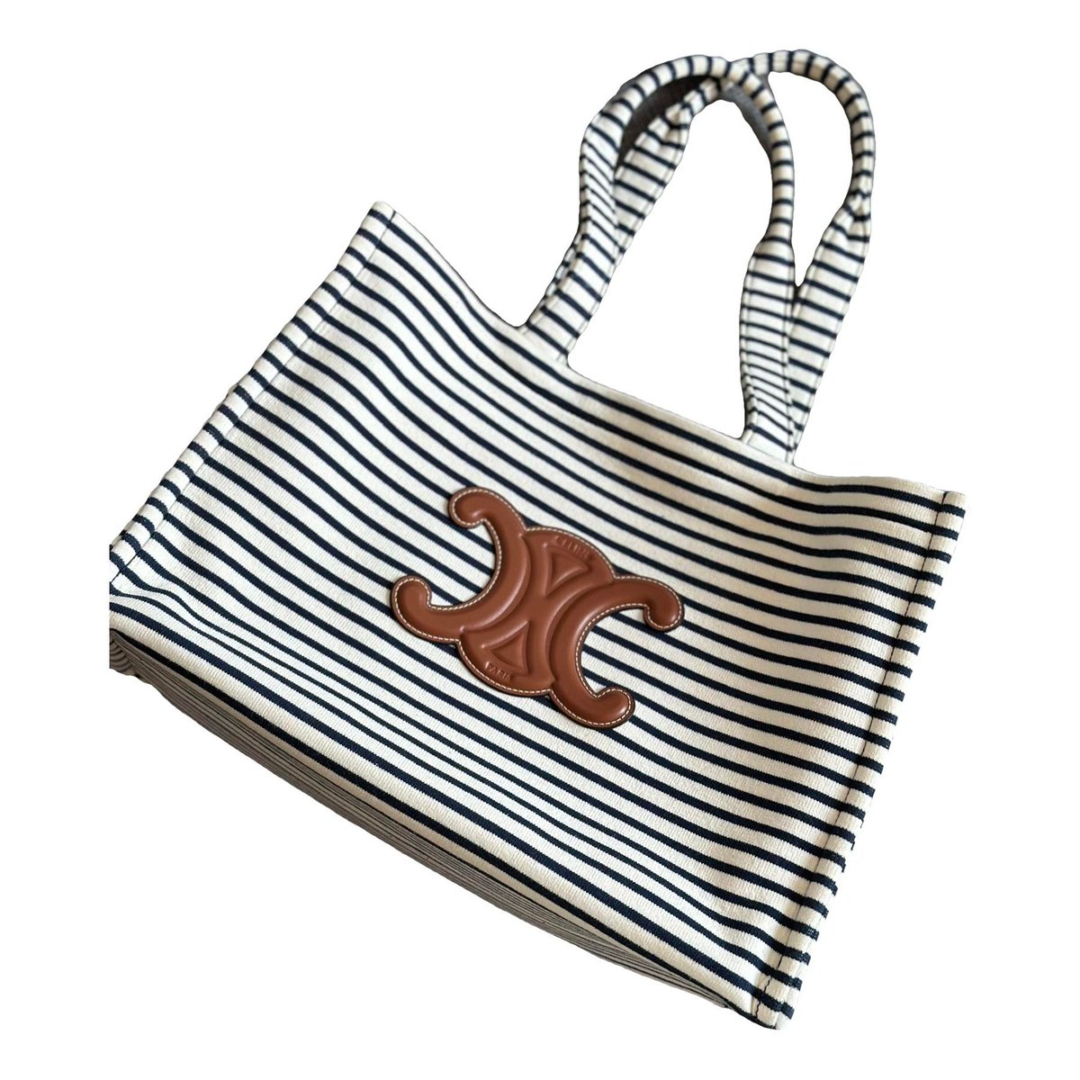 Triomphe wool handbag