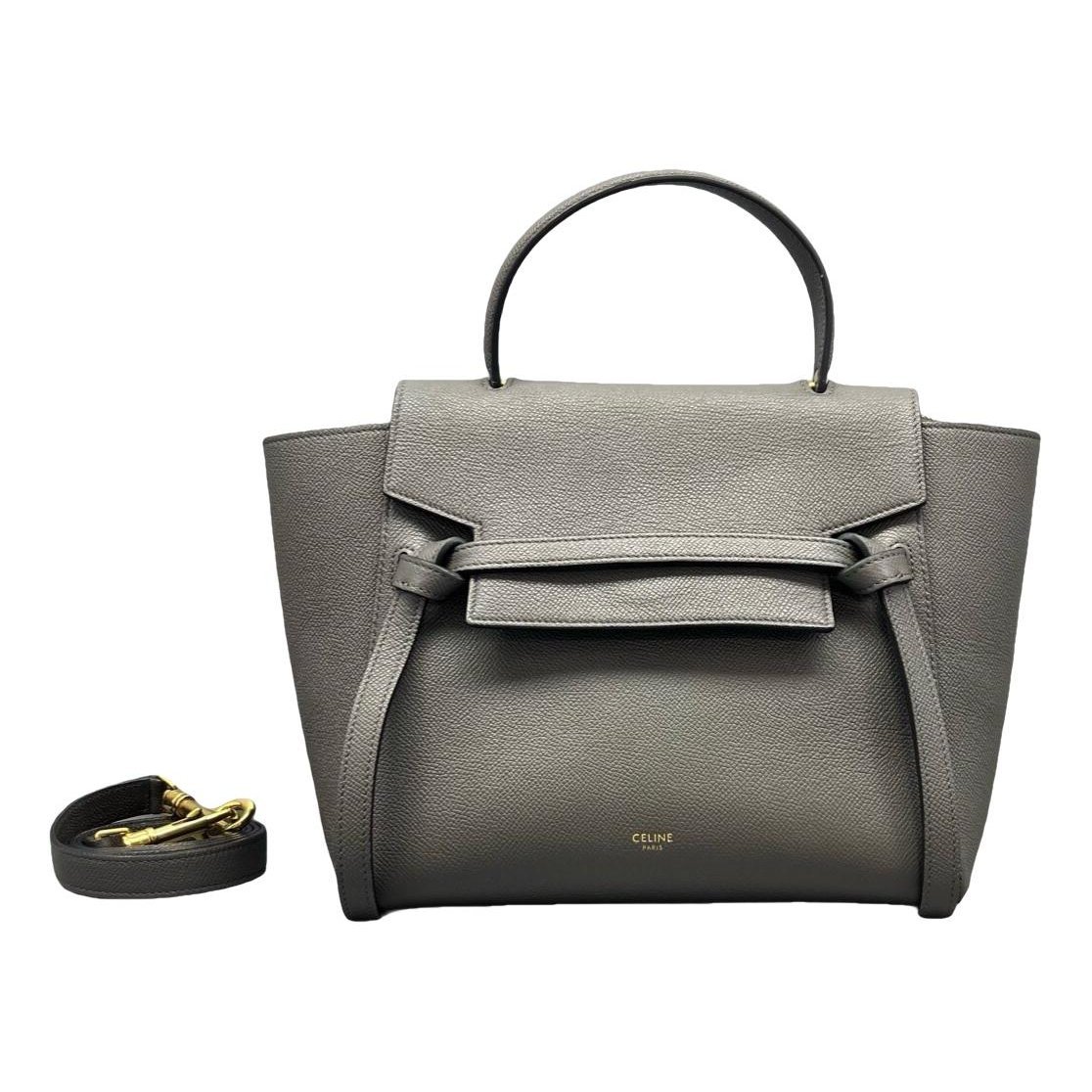 Belt leather handbag