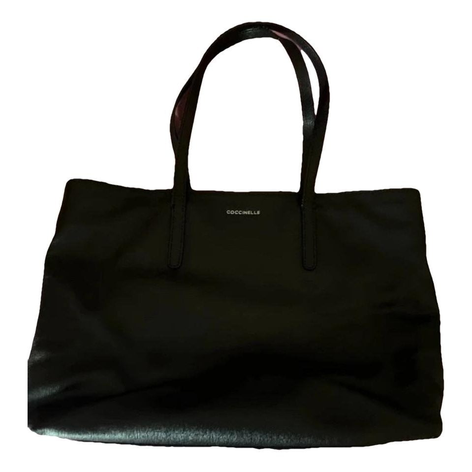 Leather tote