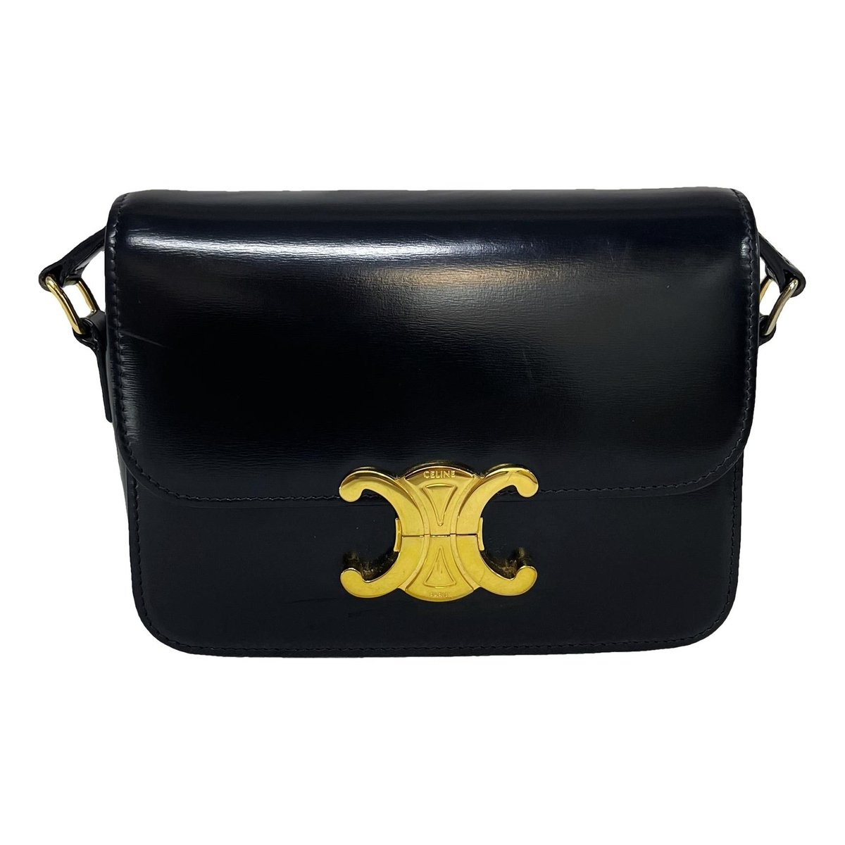 Triomphe leather handbag