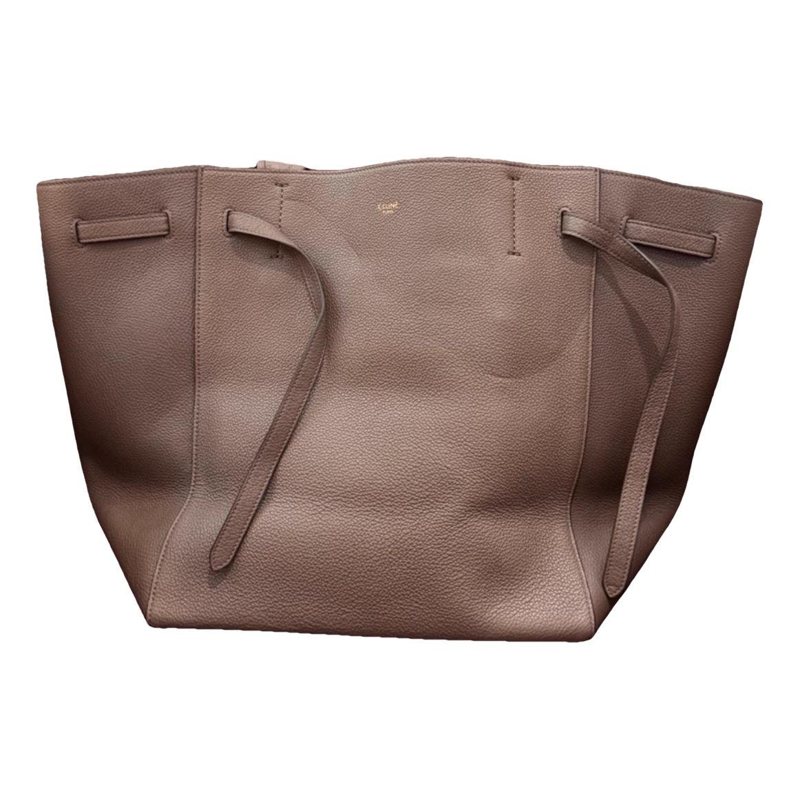 Cabas Phantom leather handbag