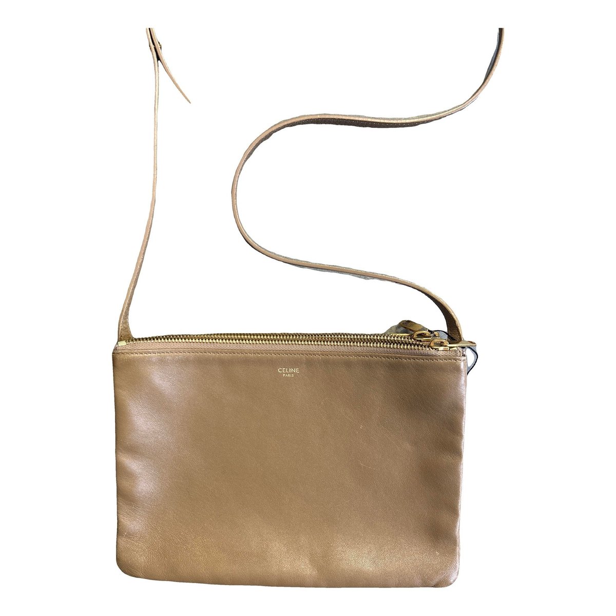 Trio leather crossbody bag