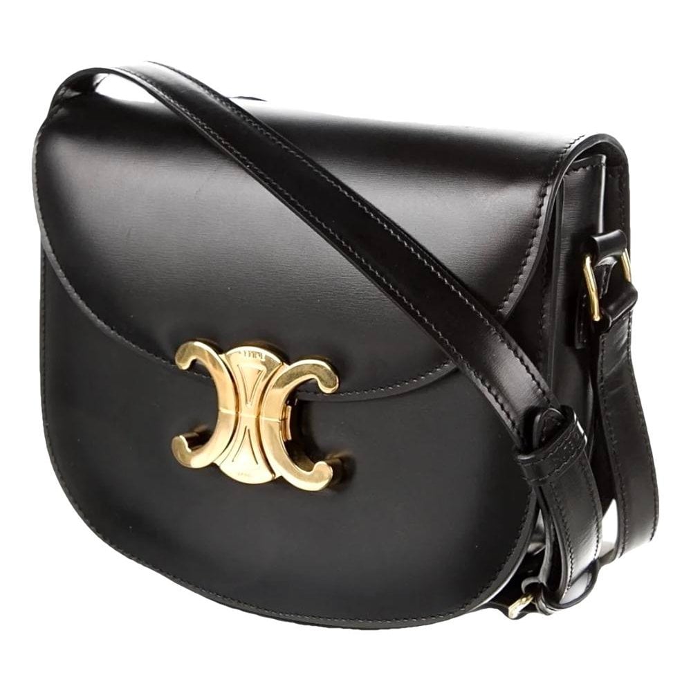 Triomphe leather handbag