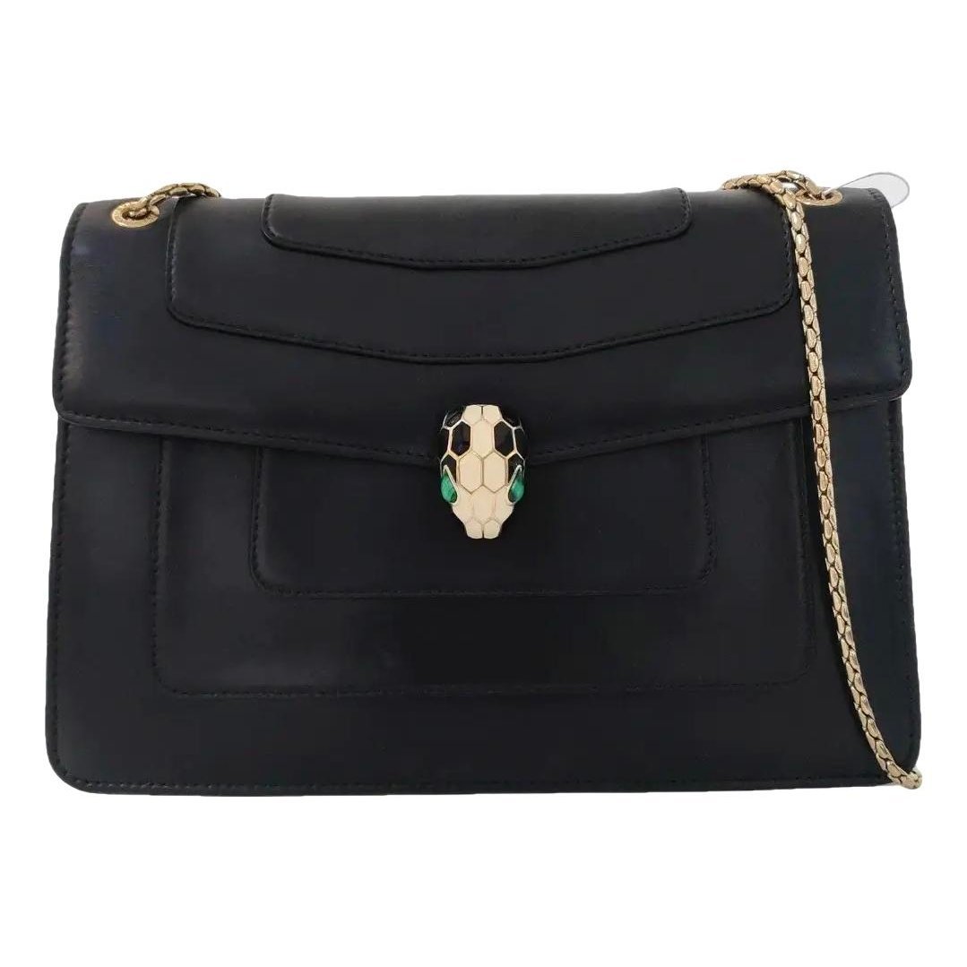Serpenti leather crossbody bag