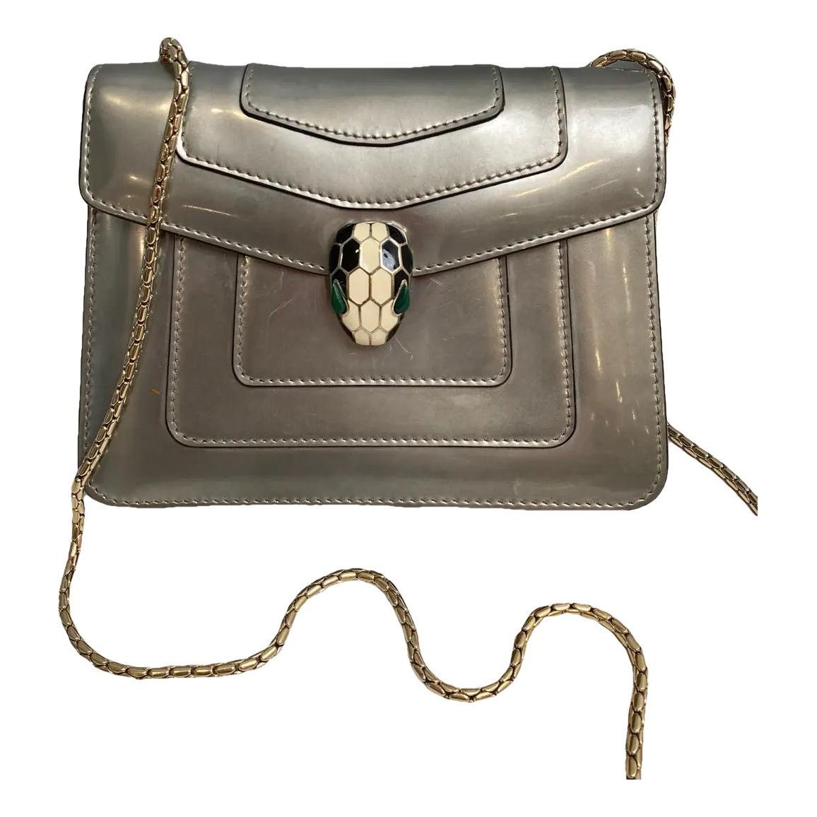 Serpenti leather crossbody bag