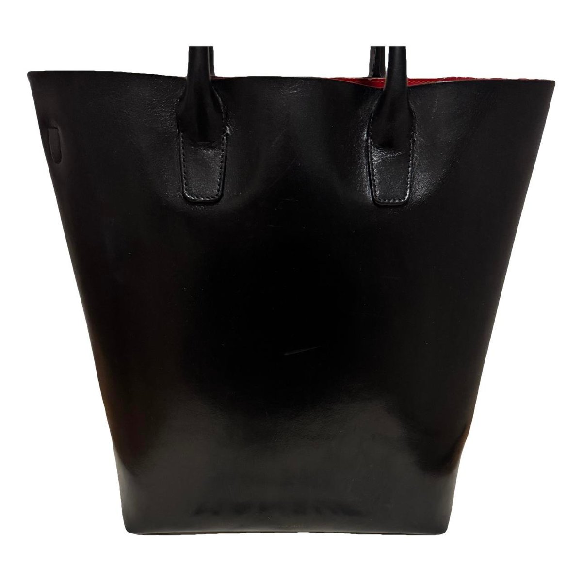 Leather tote