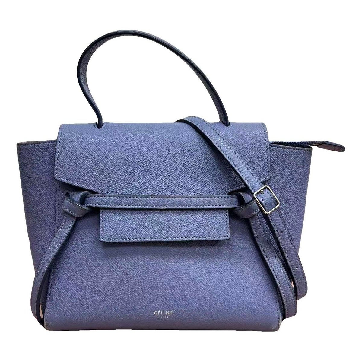 Belt leather handbag
