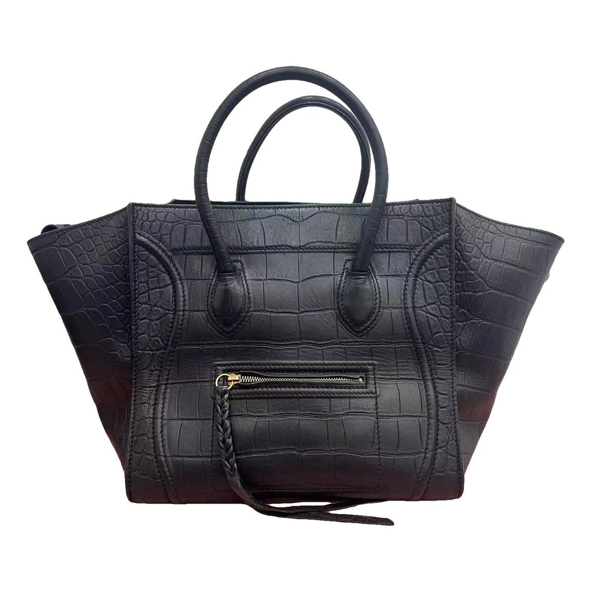Luggage leather handbag