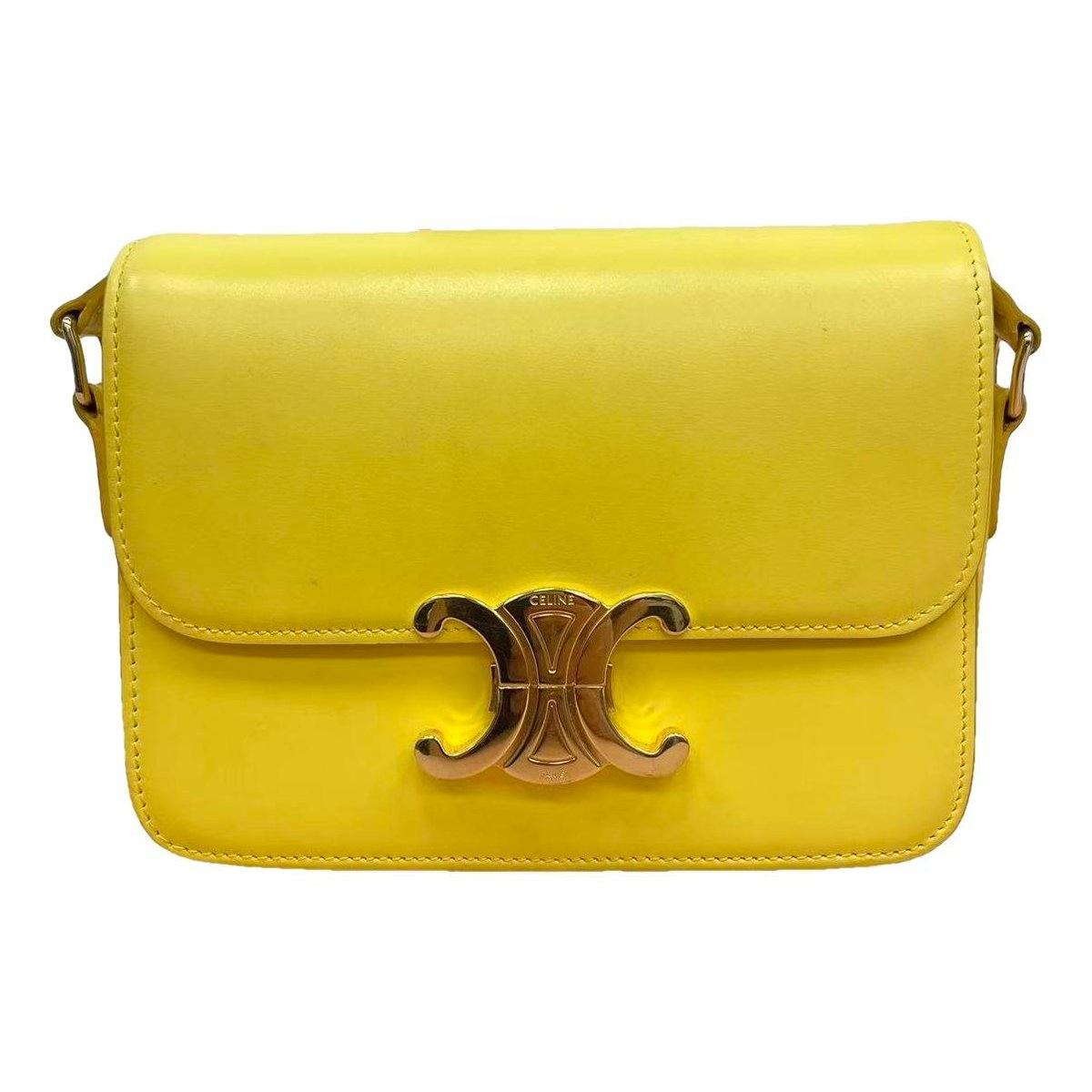 Triomphe leather handbag