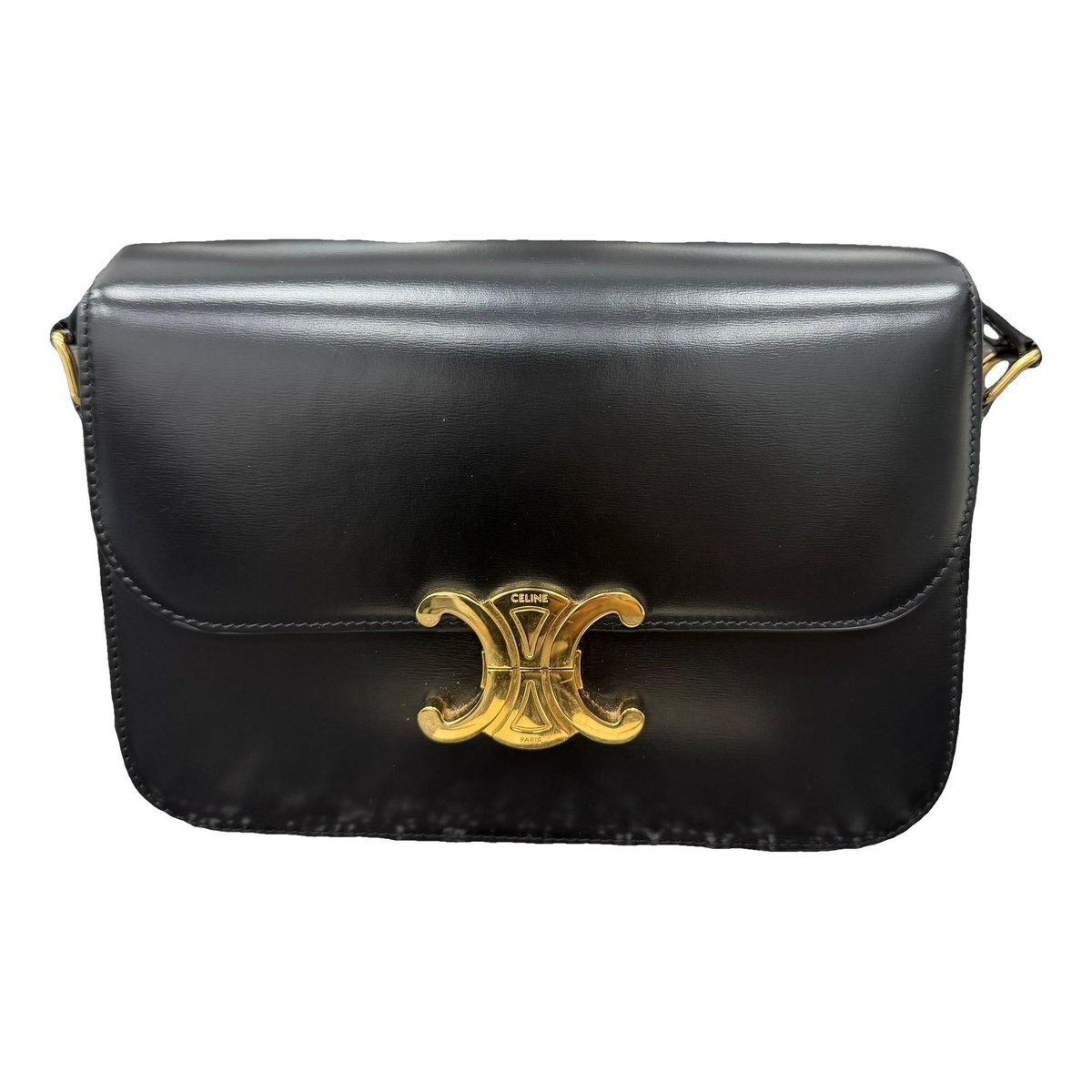 Triomphe leather handbag