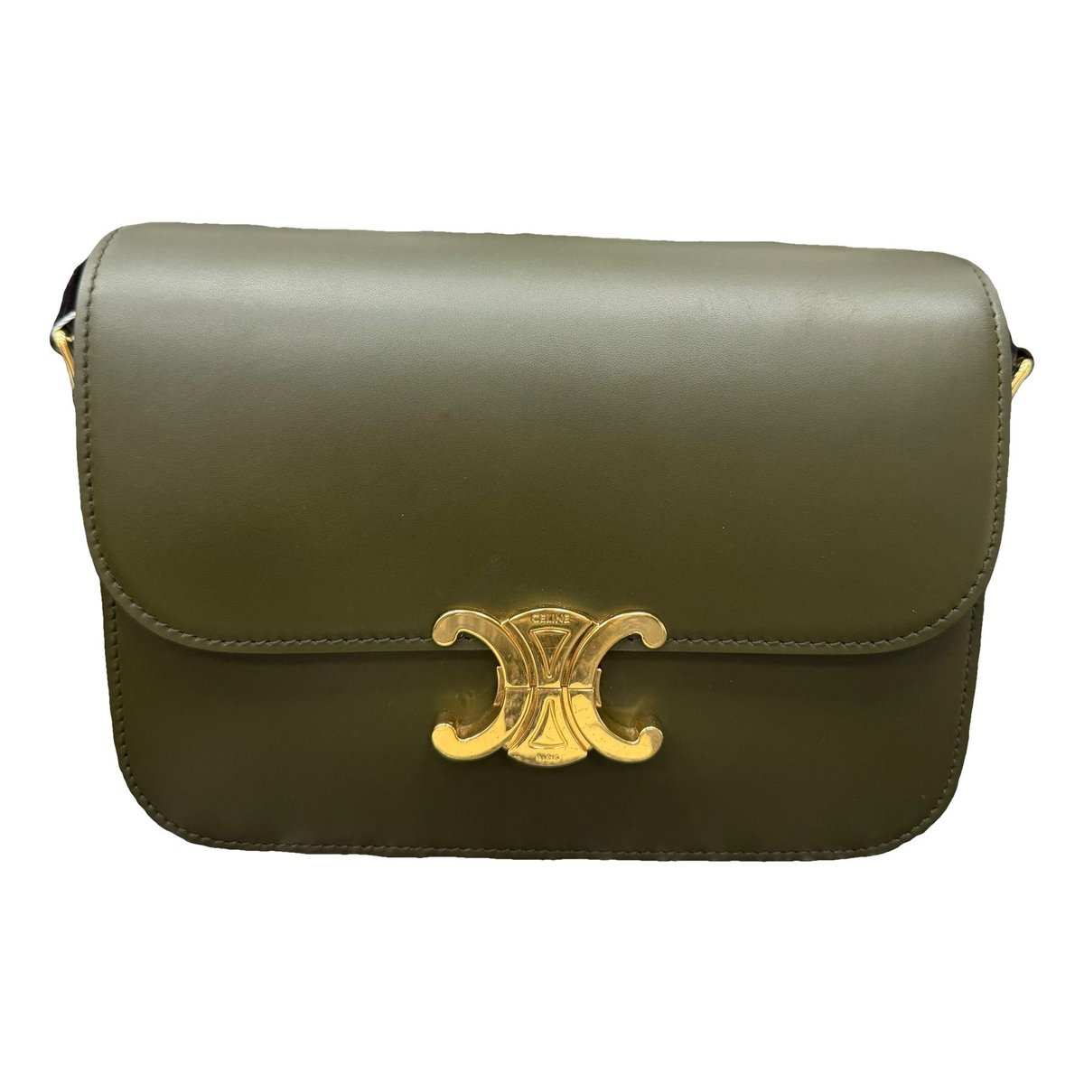Triomphe leather handbag