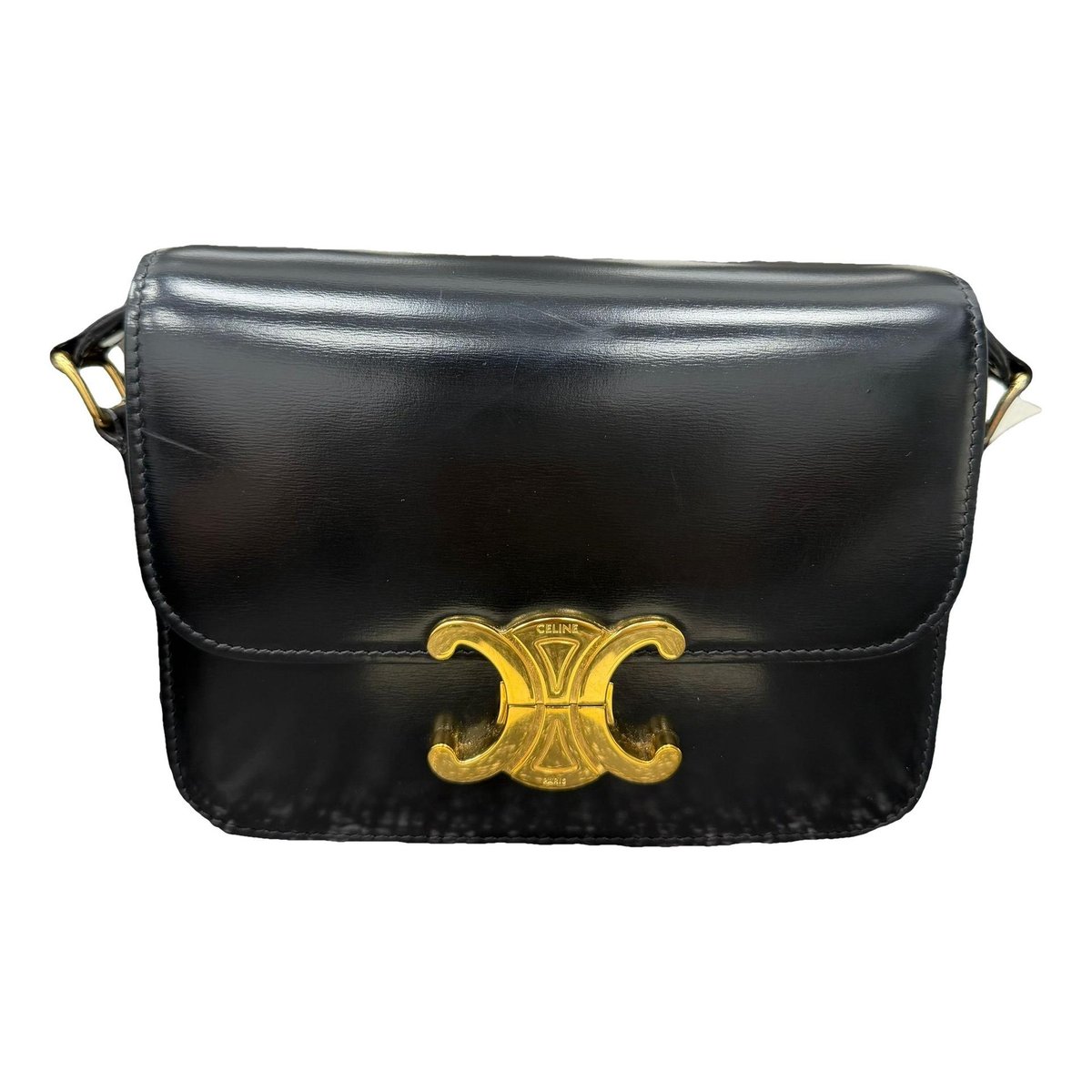 Triomphe leather handbag