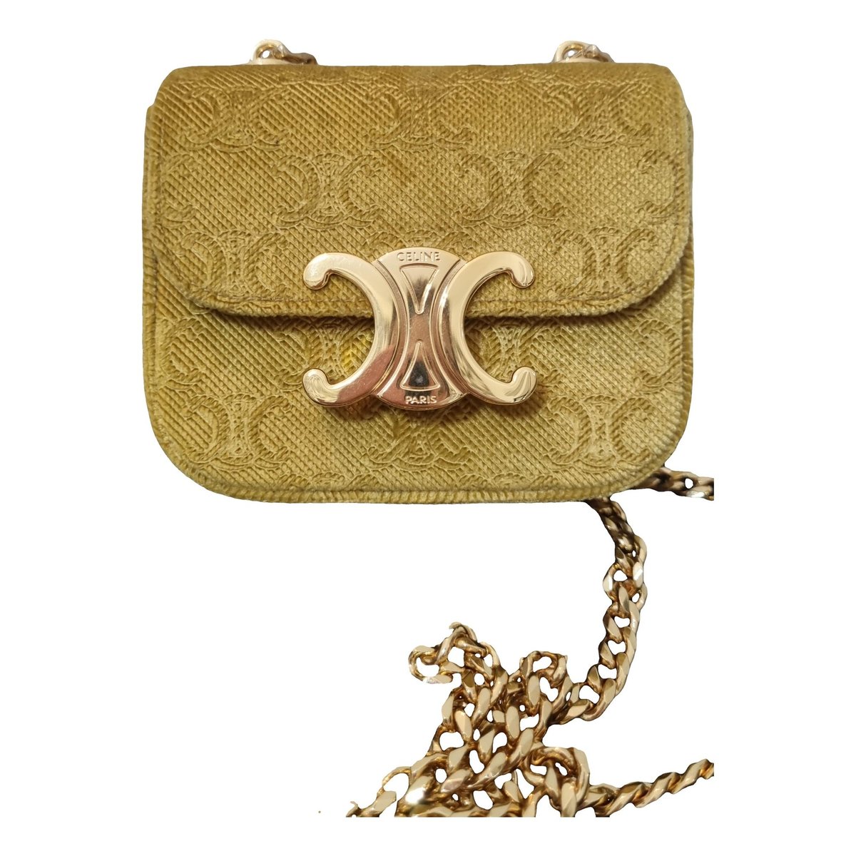 Triomphe leather handbag