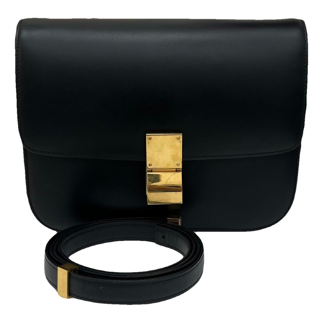 Classic leather handbag
