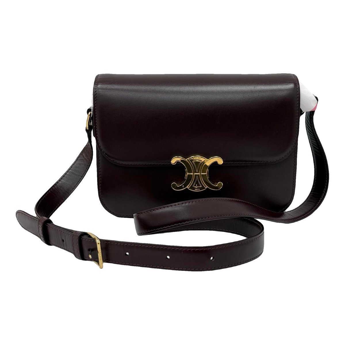 Triomphe leather handbag
