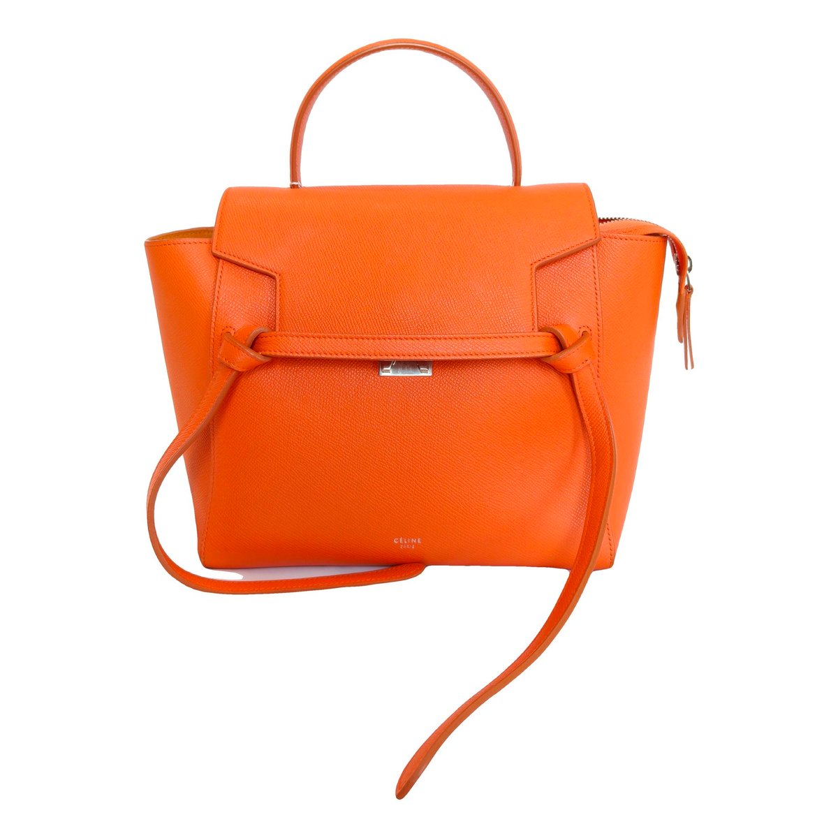 Belt leather handbag