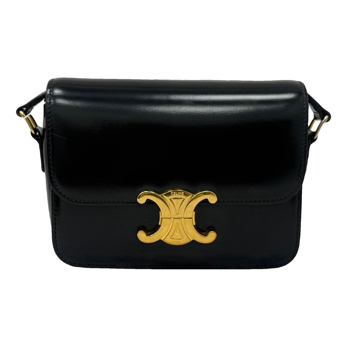 Triomphe leather handbag