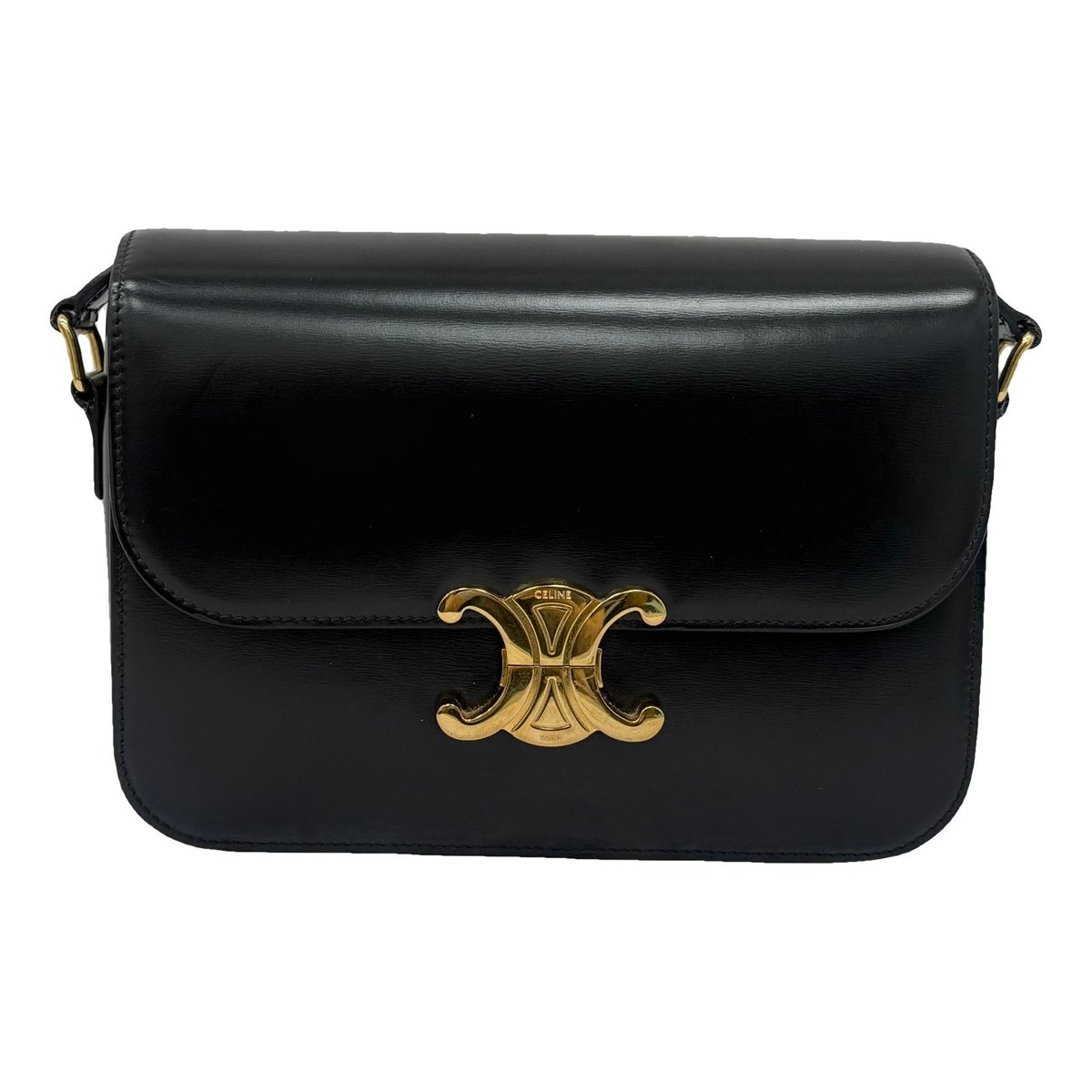 Triomphe leather handbag