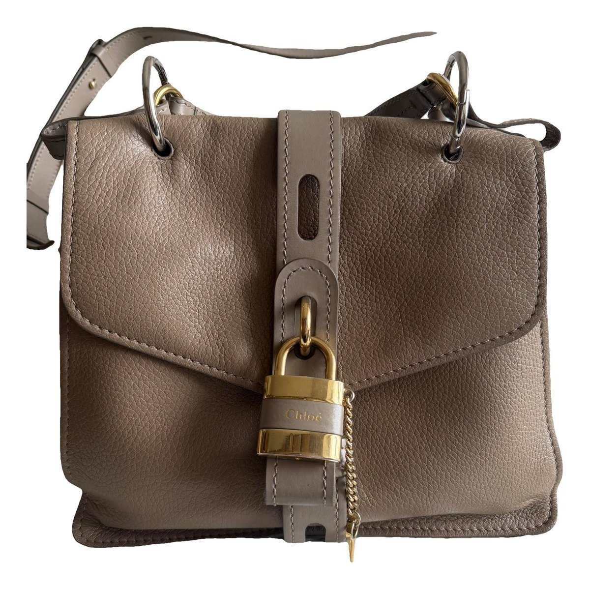Aby leather handbag