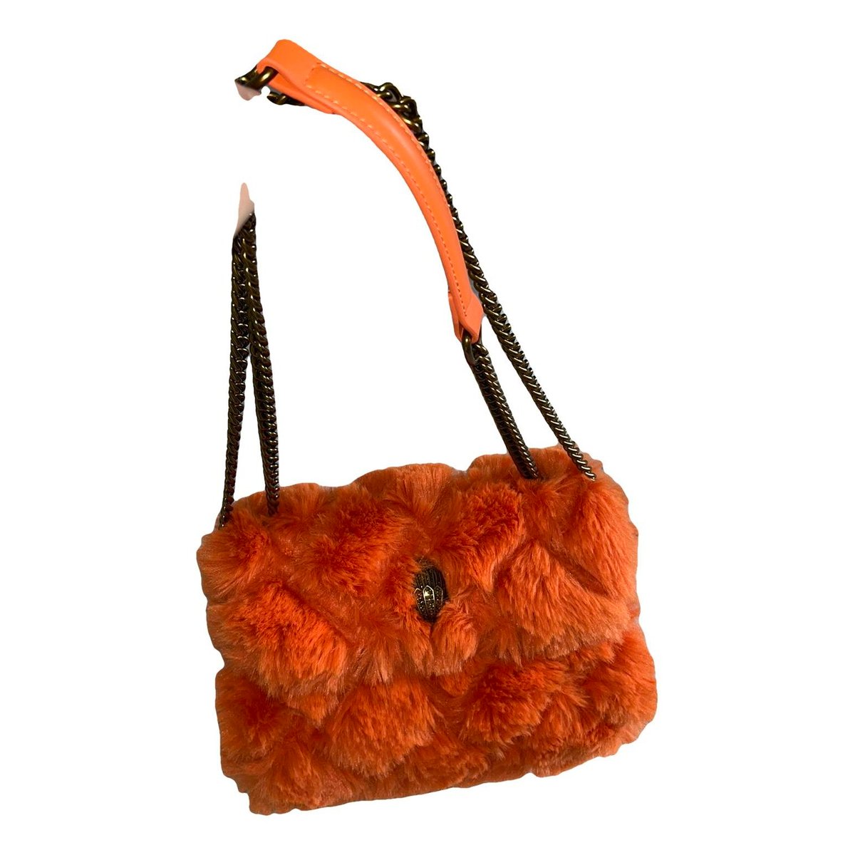Faux fur handbag