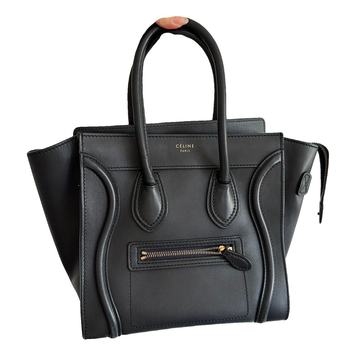 Luggage leather handbag