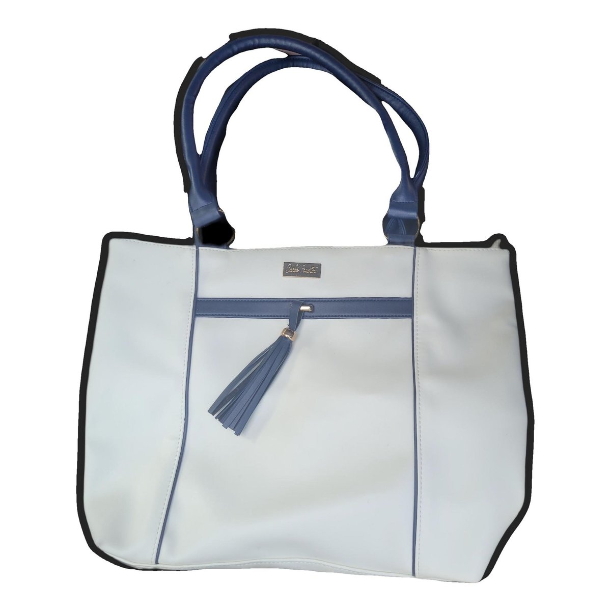 Ecossais leather handbag