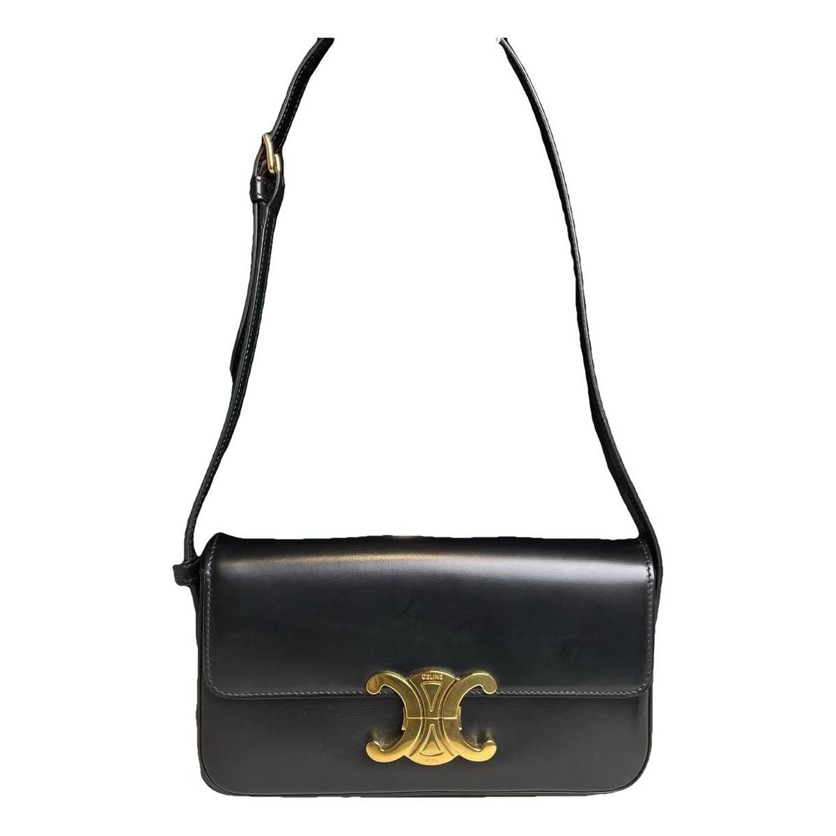 Triomphe leather handbag