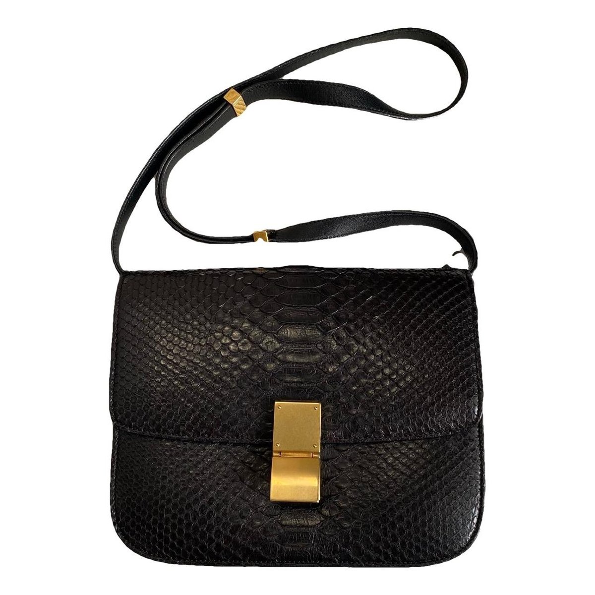 Classic python handbag