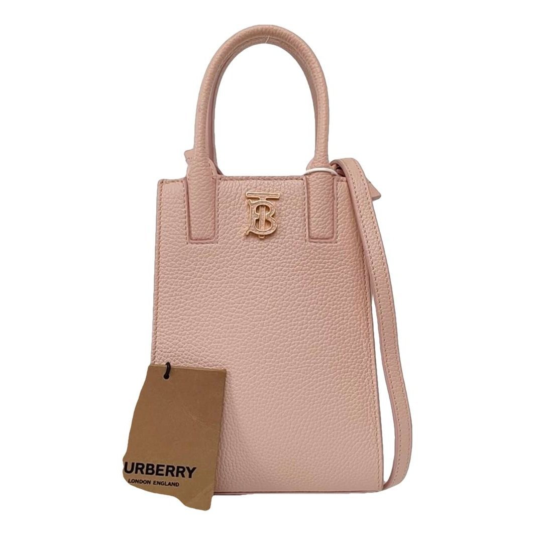 TB leather handbag