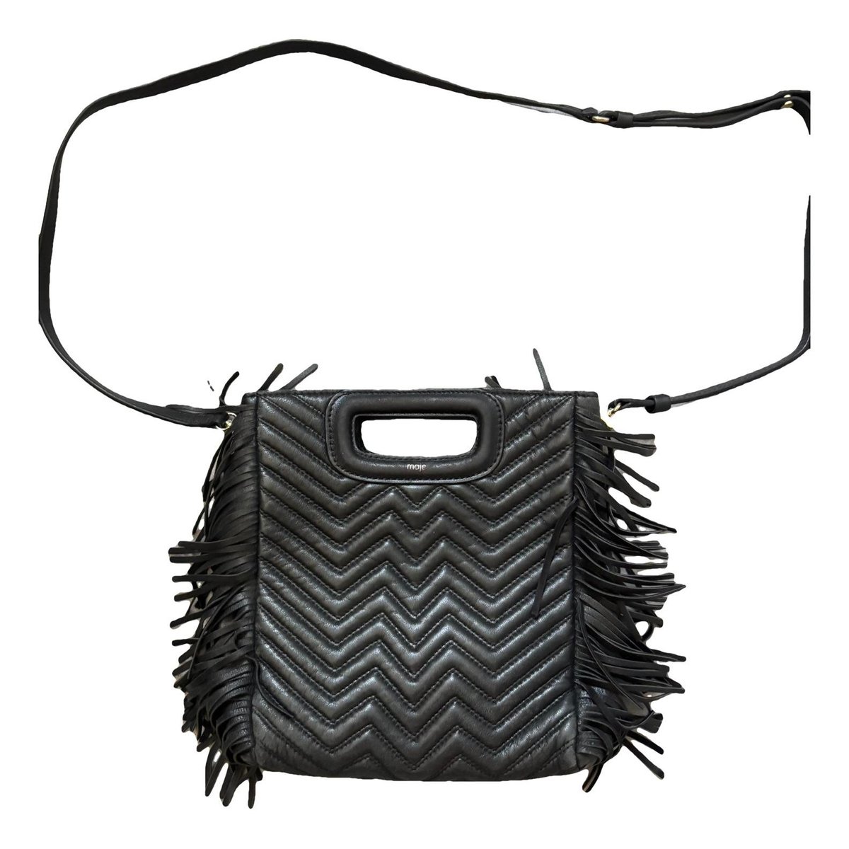 Sac M leather handbag
