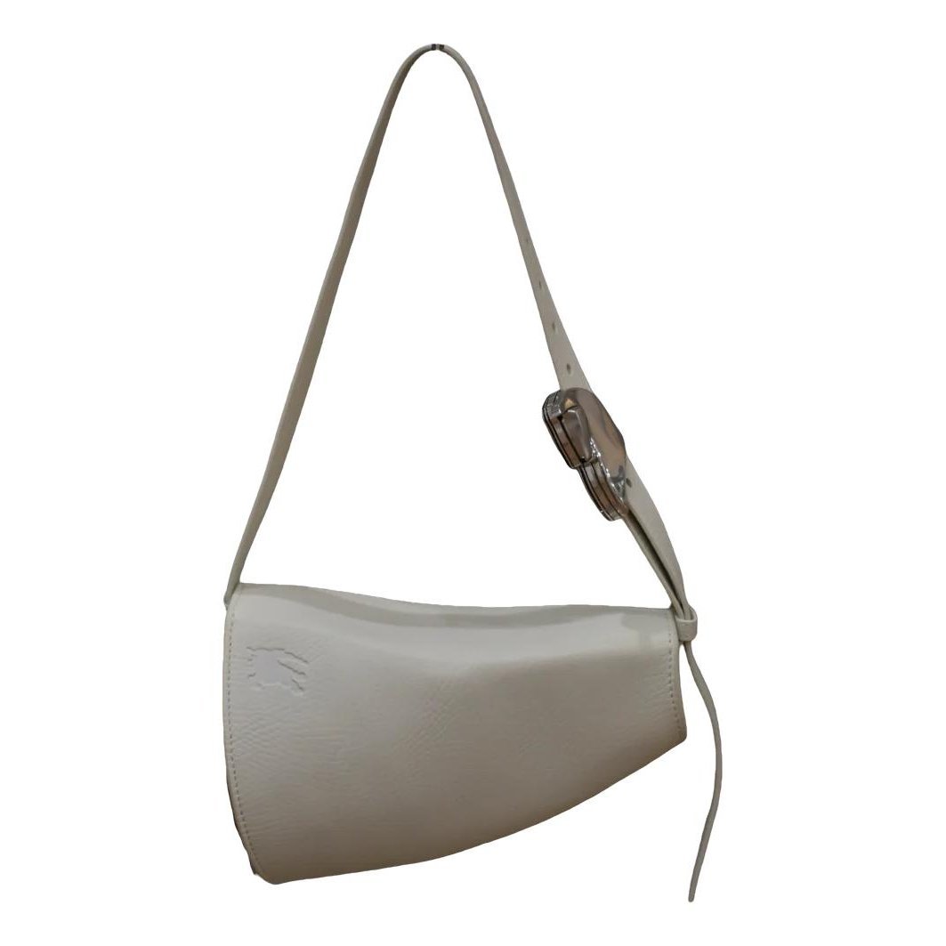 Shield leather handbag