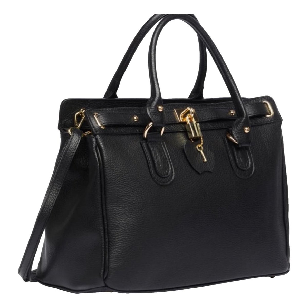 Crochet leather bag