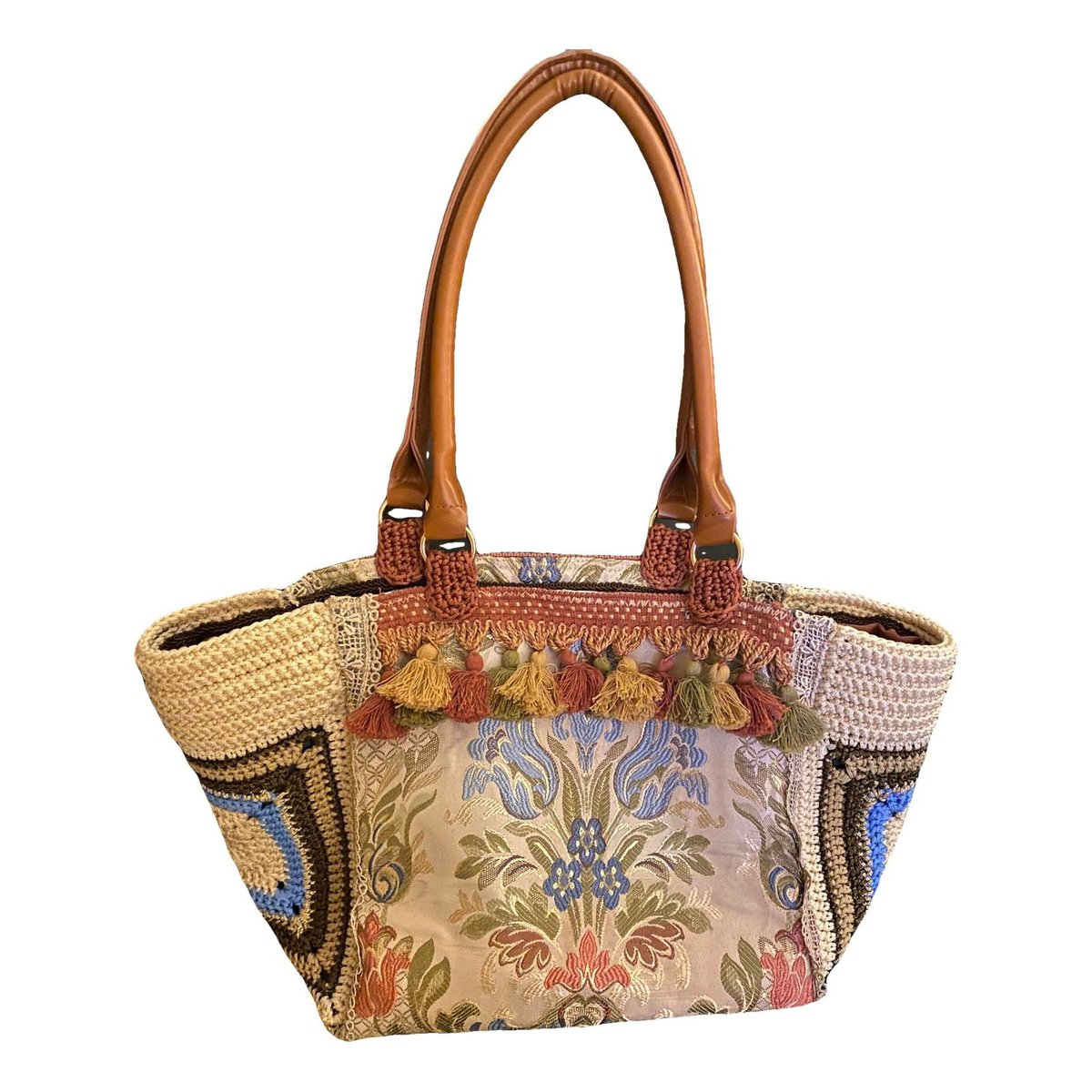 Crochet crossbody bag