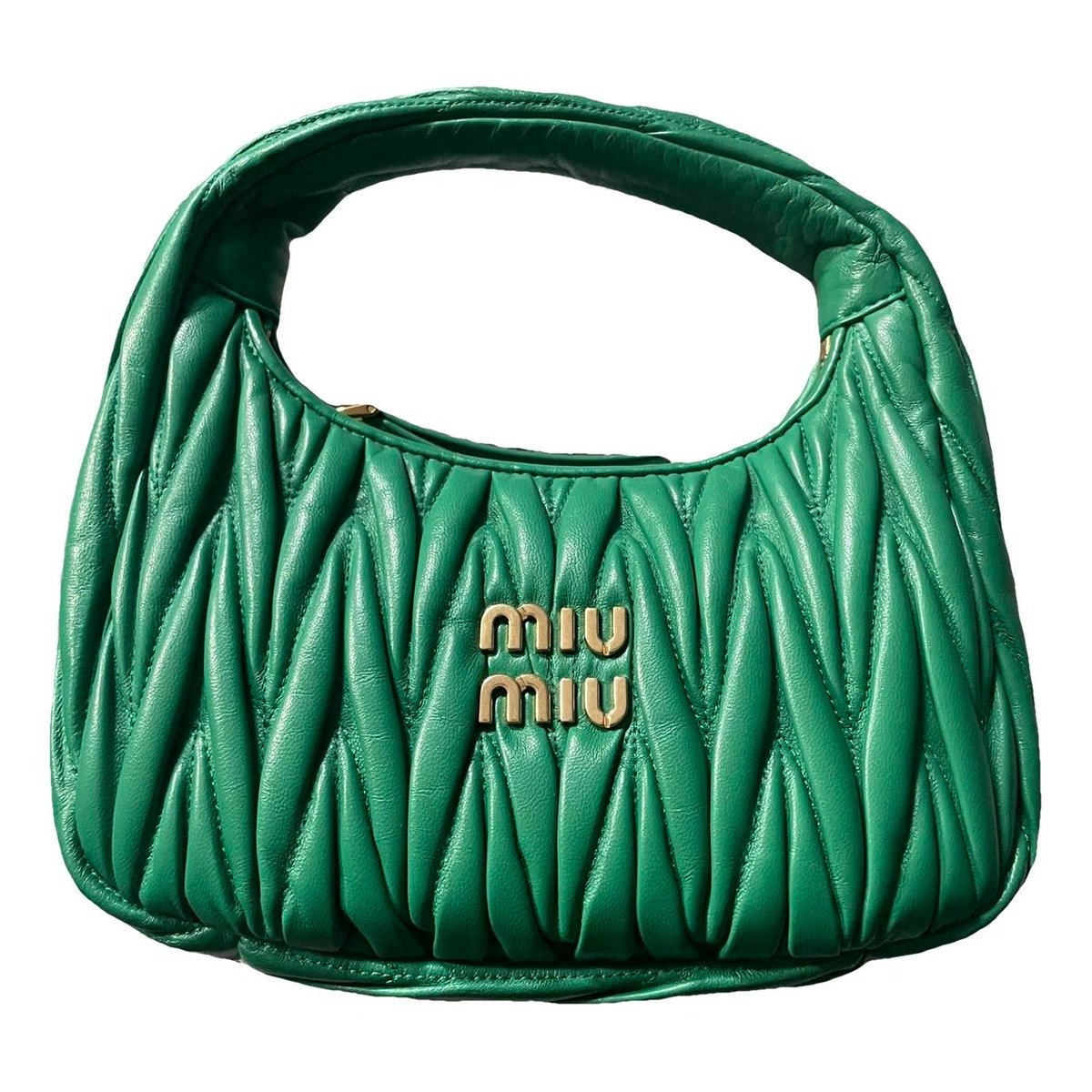Miu Wander leather handbag