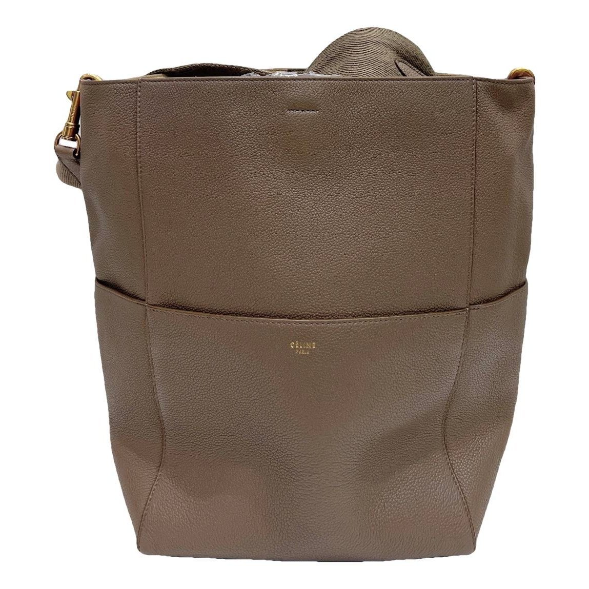 Seau Sangle leather tote