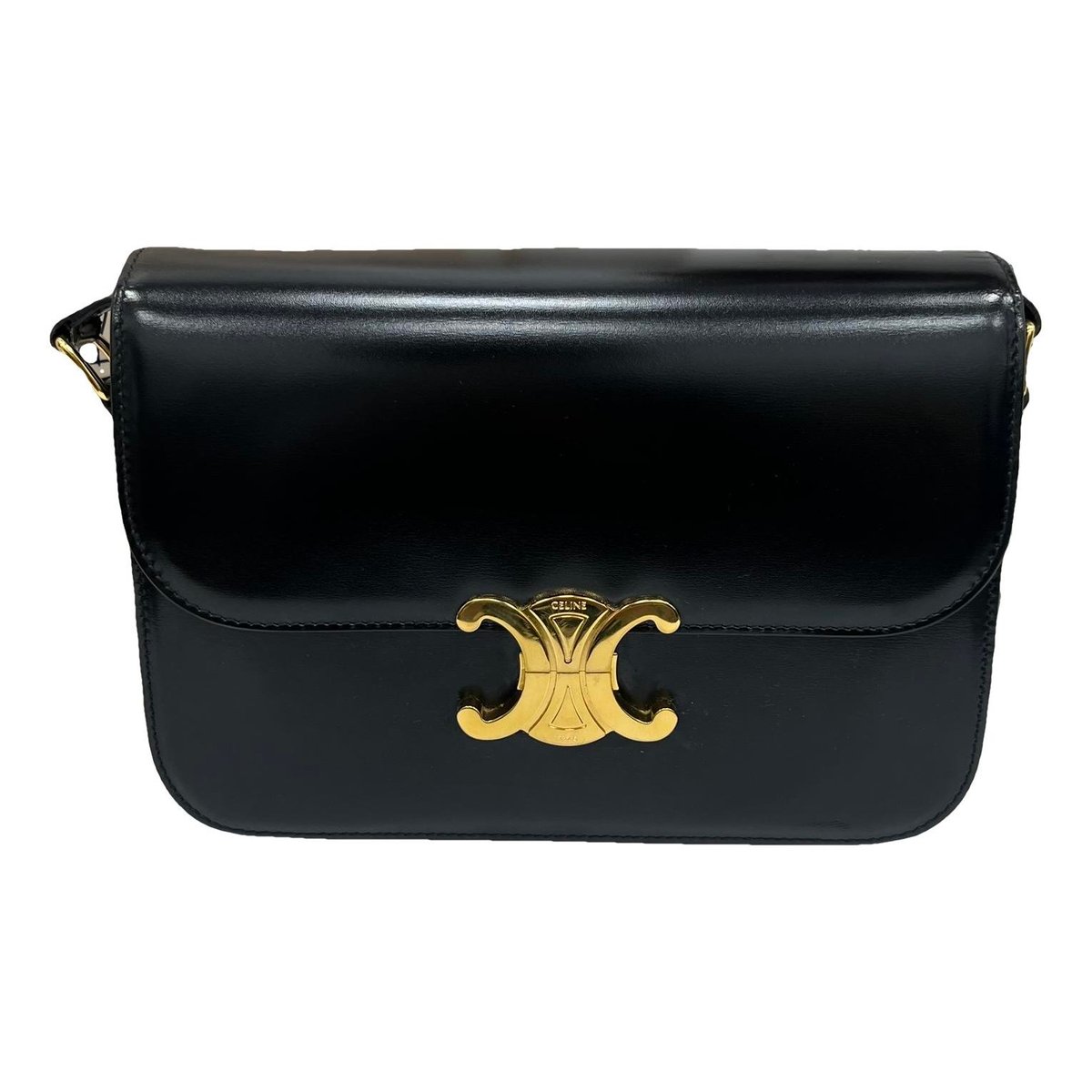 Triomphe leather handbag