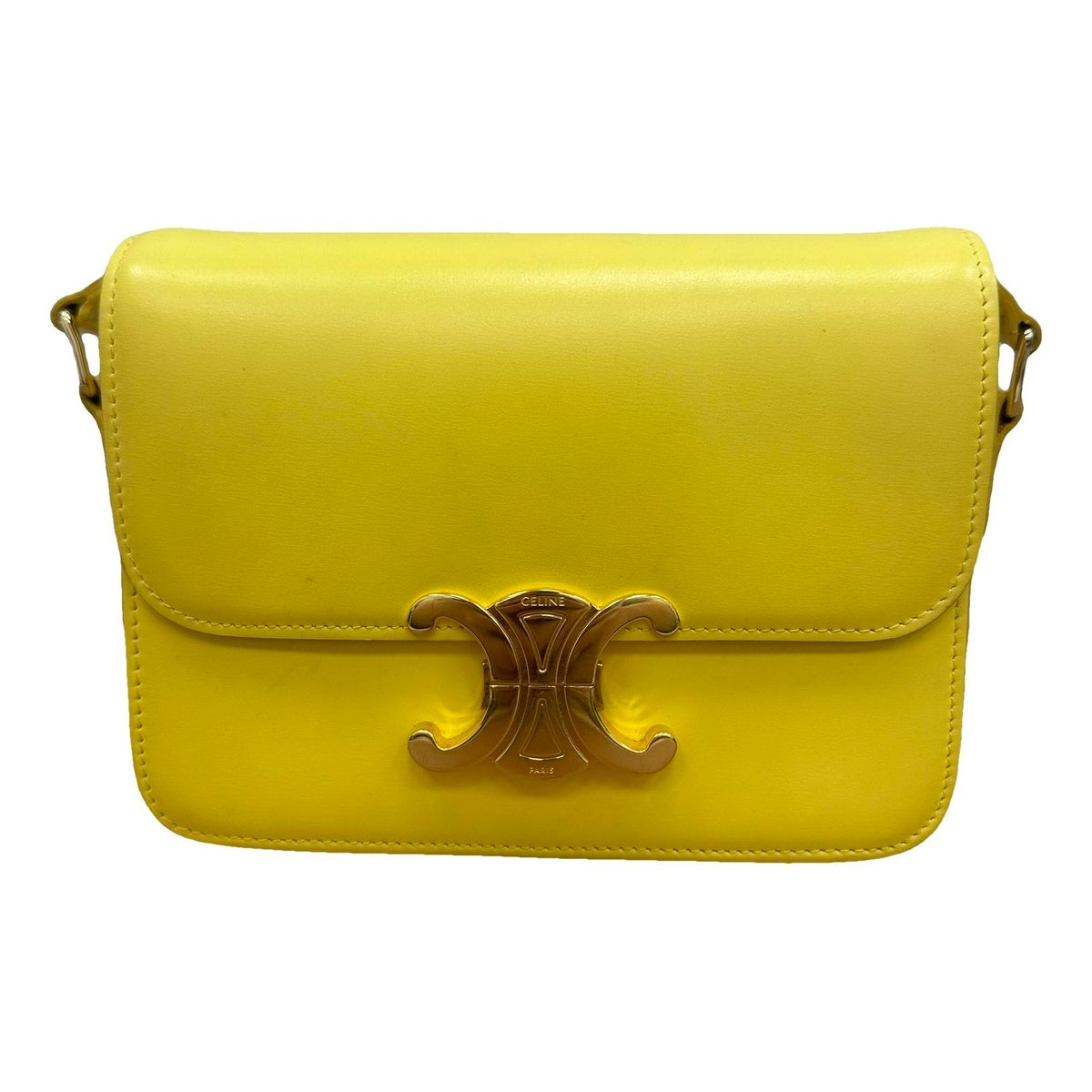 Triomphe leather handbag