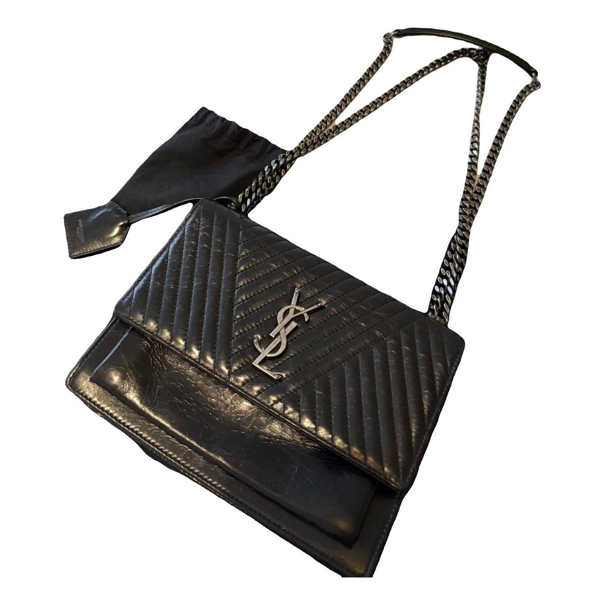 Sunset leather crossbody bag