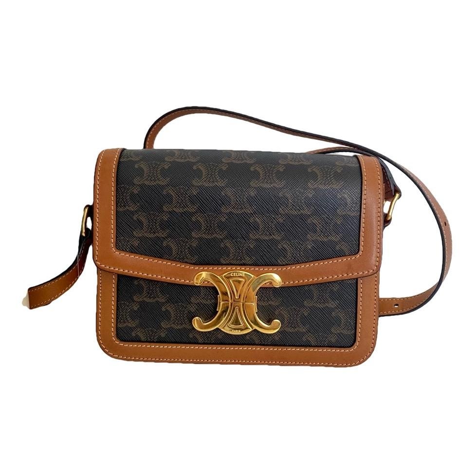 Triomphe leather handbag
