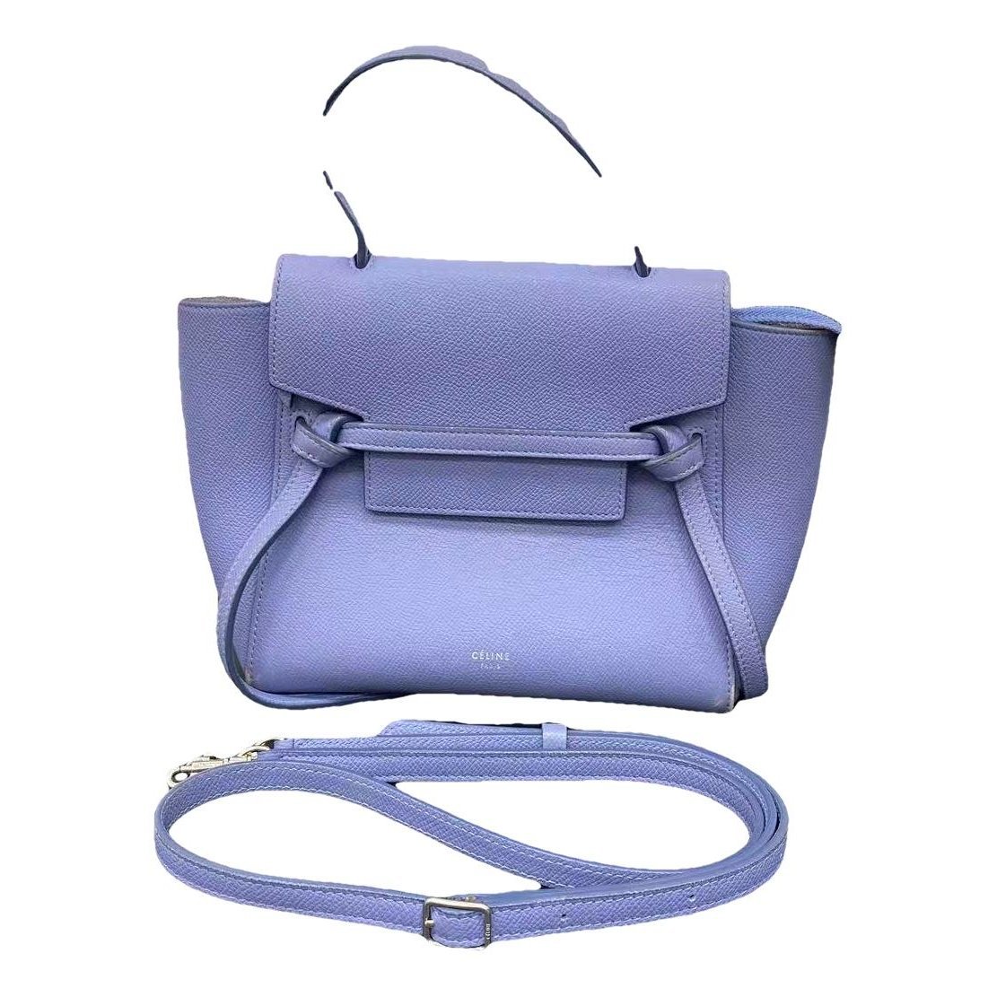Belt leather handbag