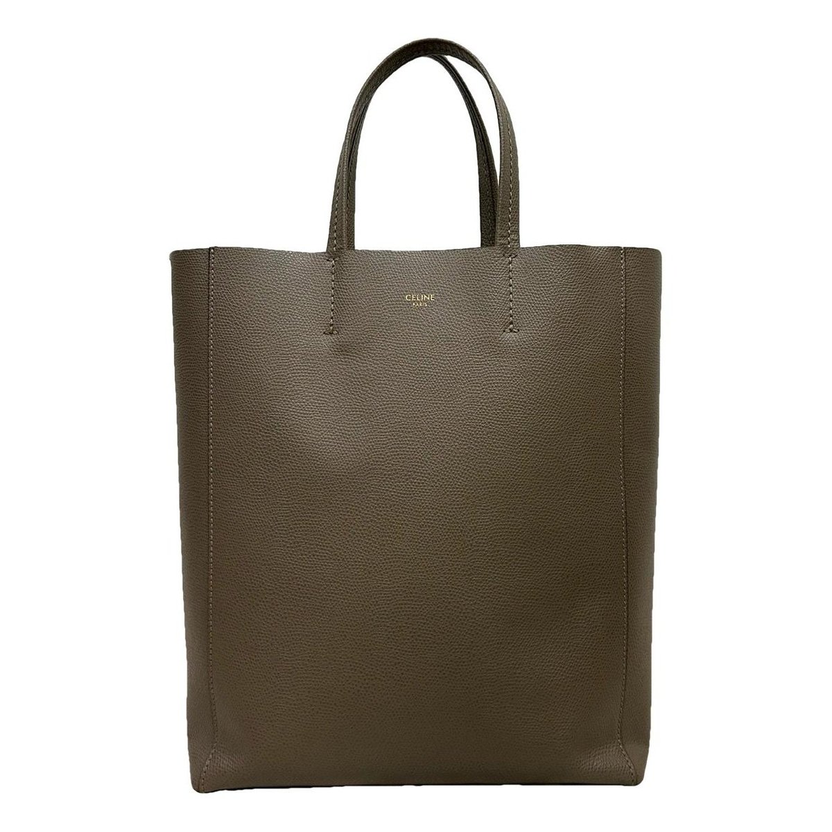 Cabas leather handbag