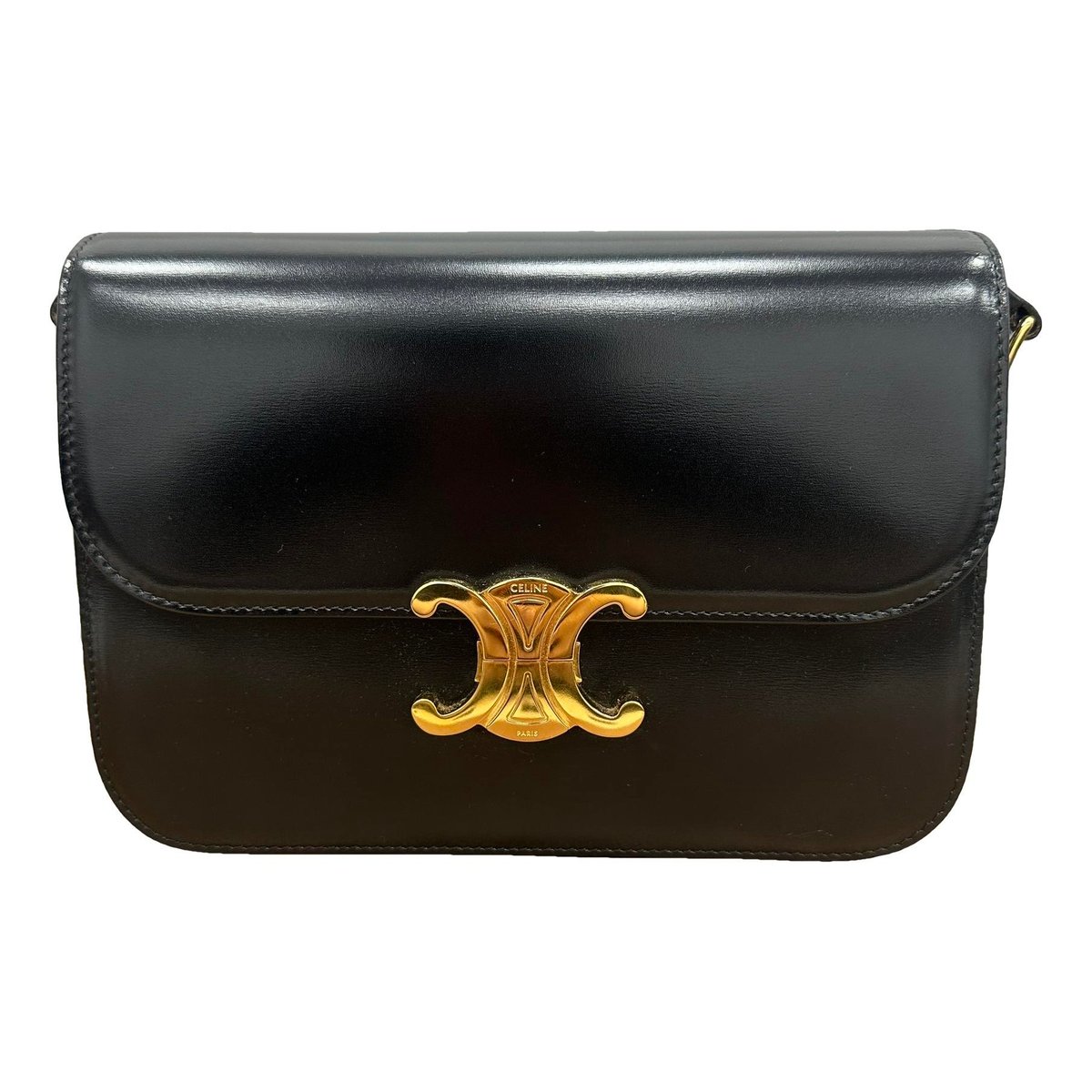 Triomphe leather handbag