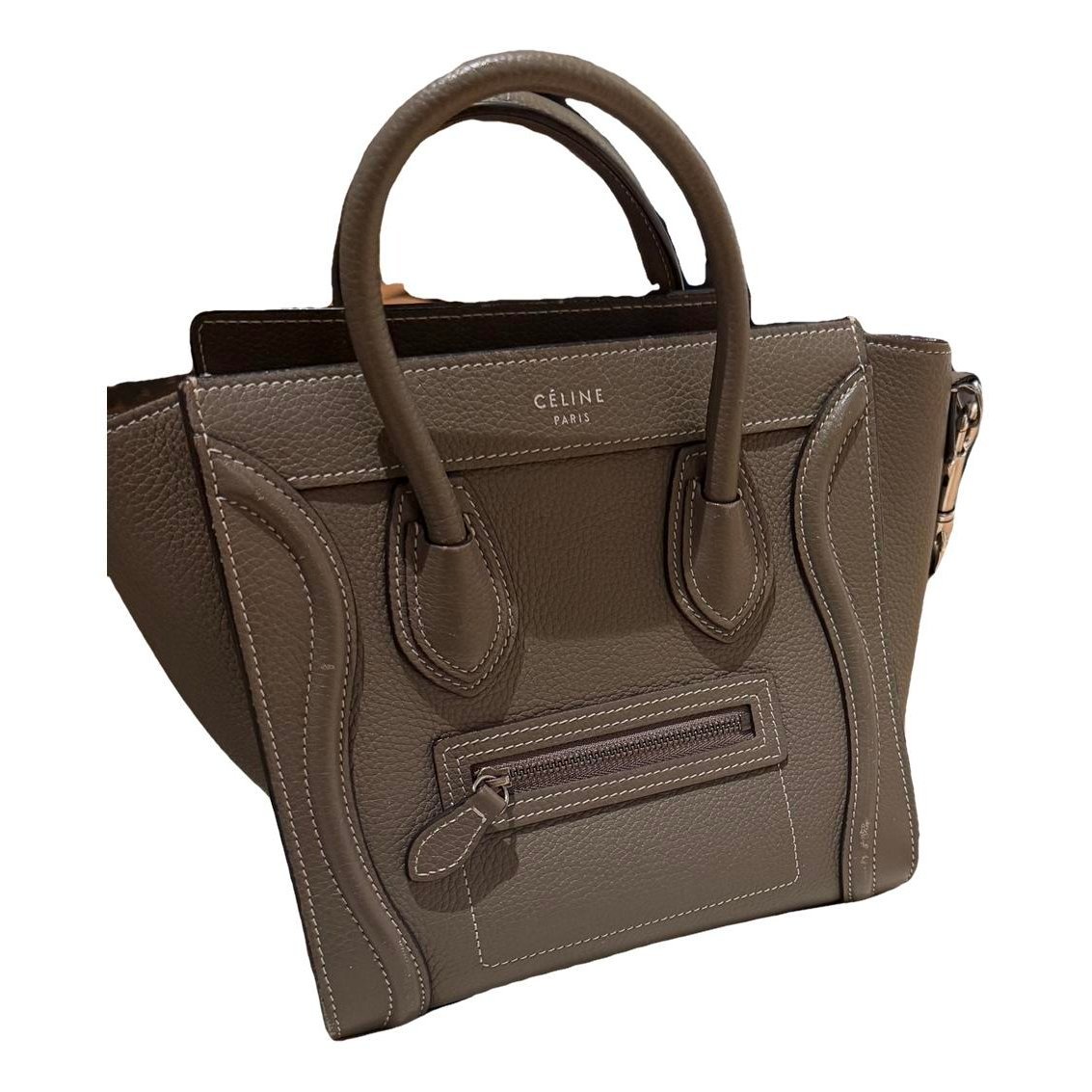 Luggage leather handbag