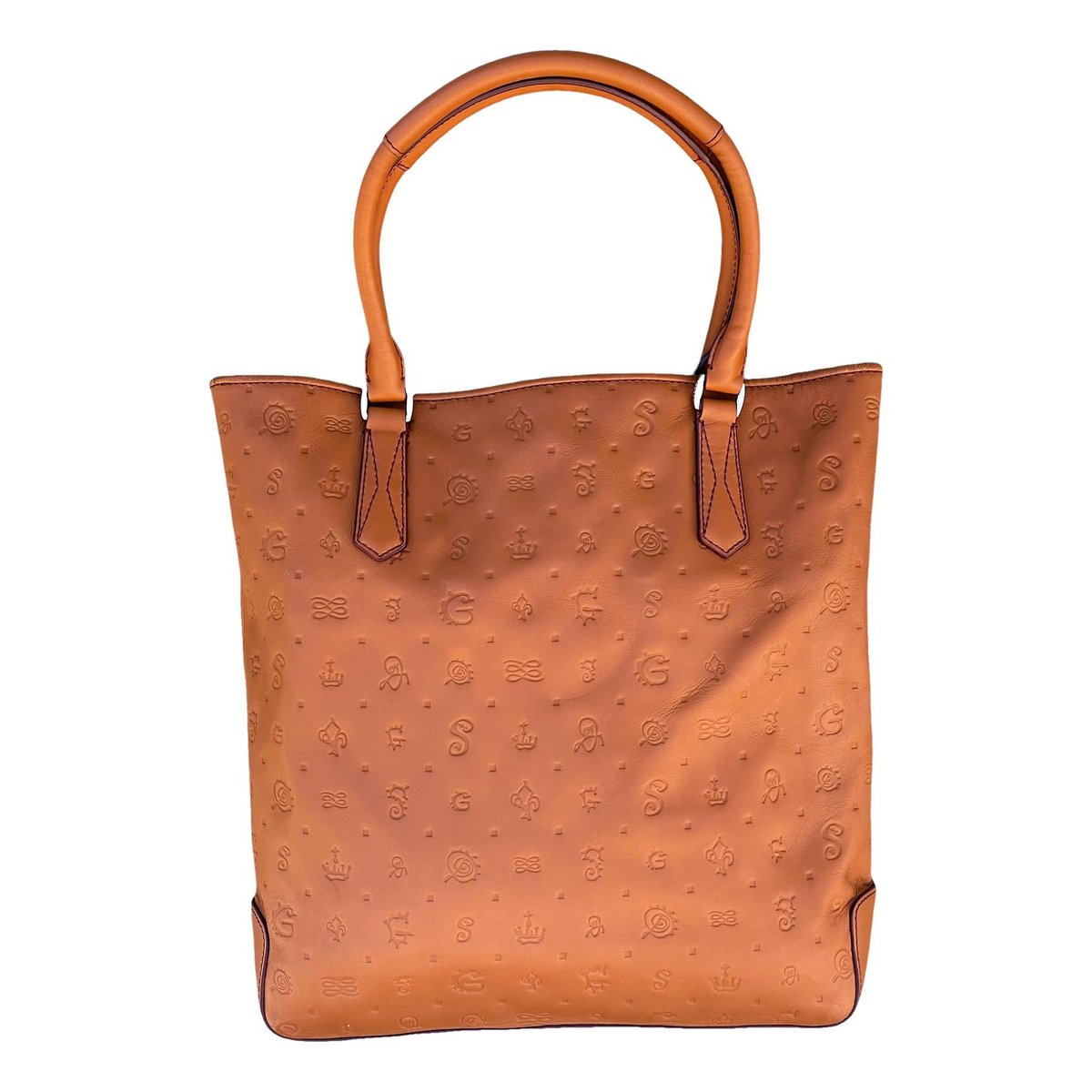 Daligramme leather handbag