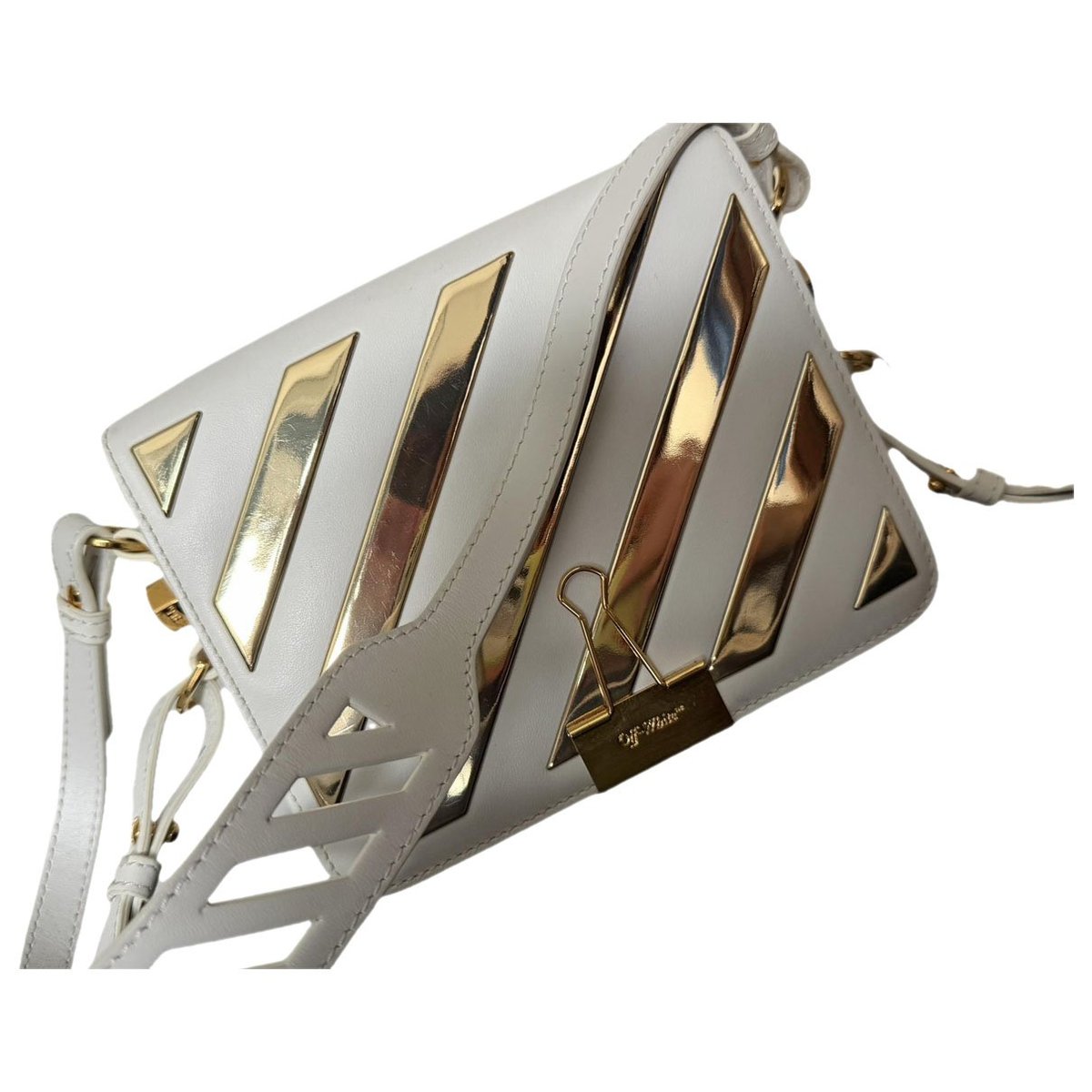 Binder leather handbag
