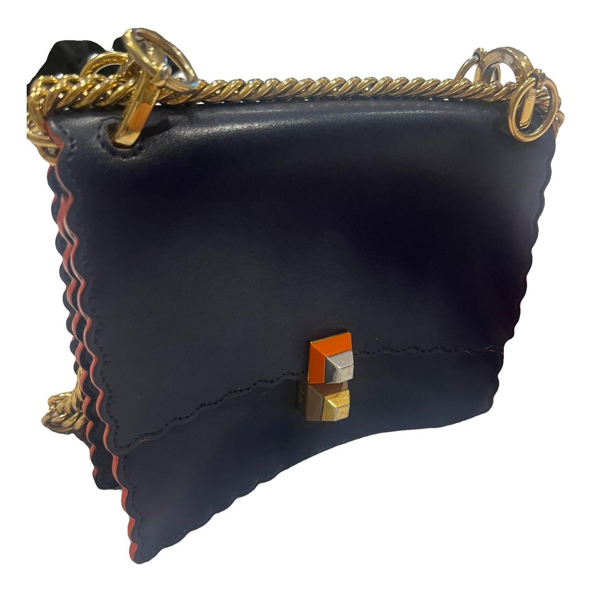 Kan U leather crossbody bag